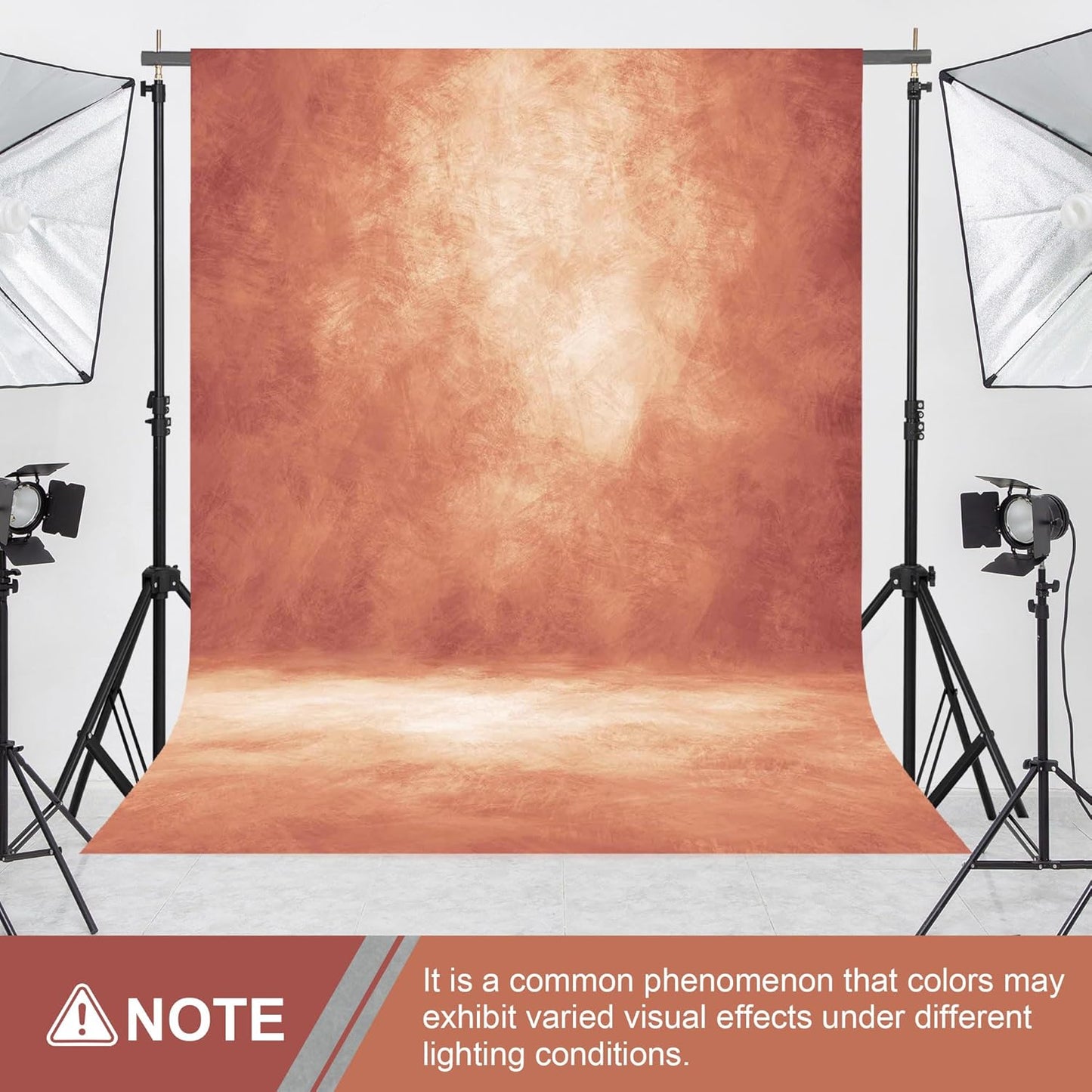 Abstract Brick Red Professional Photography Backdrop for Adult Portrait Photo Props