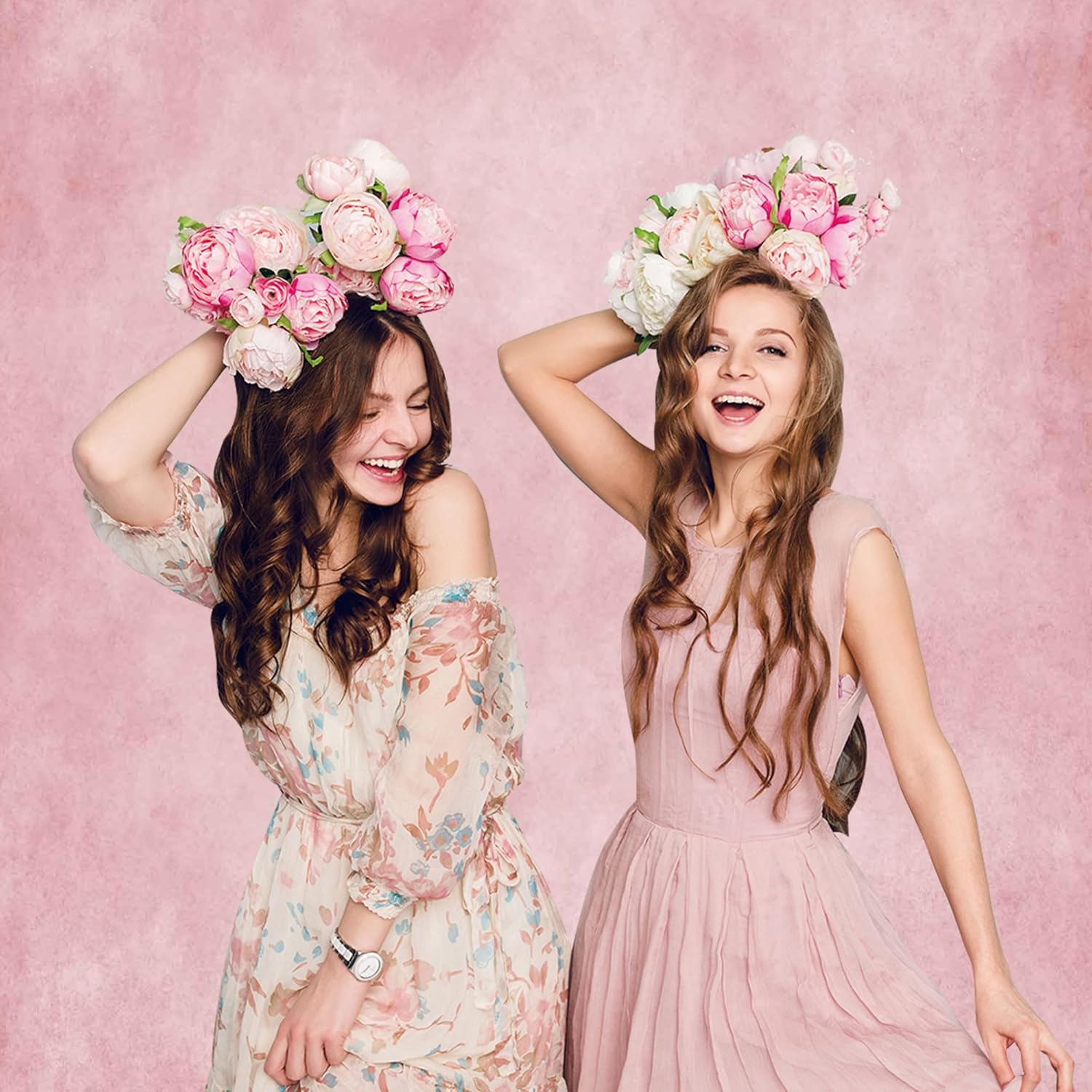 Abstract Pink Professional Photography Backdrop for Adult Portrait Photo Props