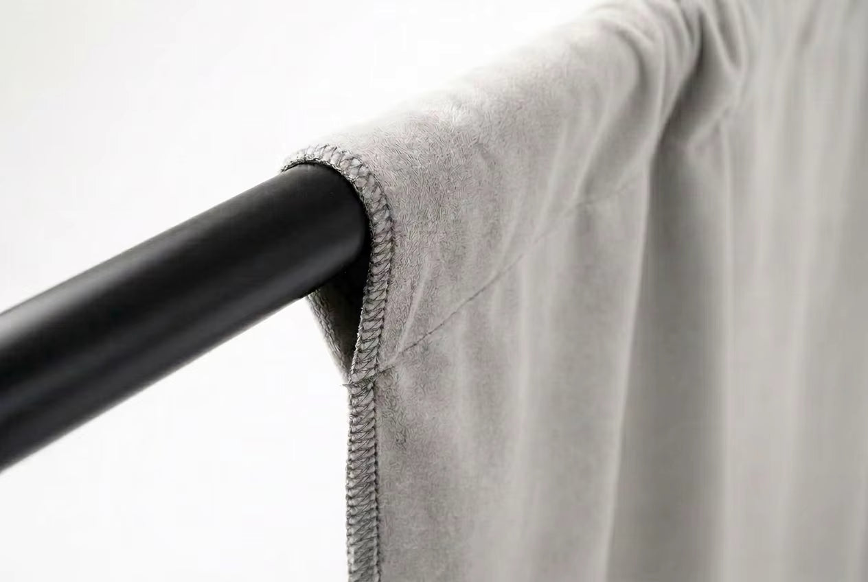 Stormy Gray Monochromatic Microfiber Backdrop - 8x10ft / 8x12ft Pro Studio Background