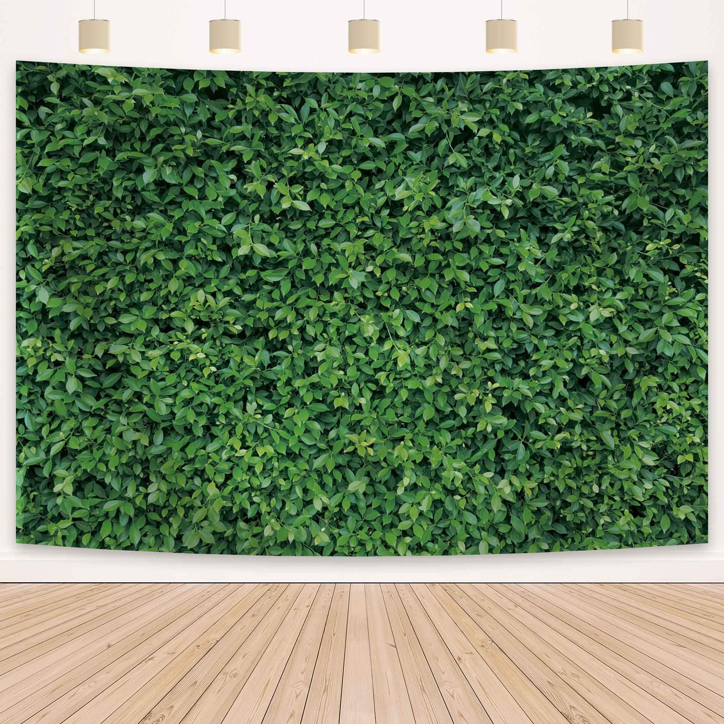 Polyester Spring Greenery Leaves Grass Nature Photography Backdrop Green Grass