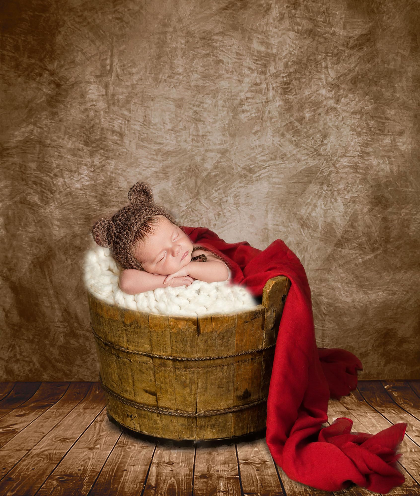 Professional Abstract Portrait Brown Photography Backdrop