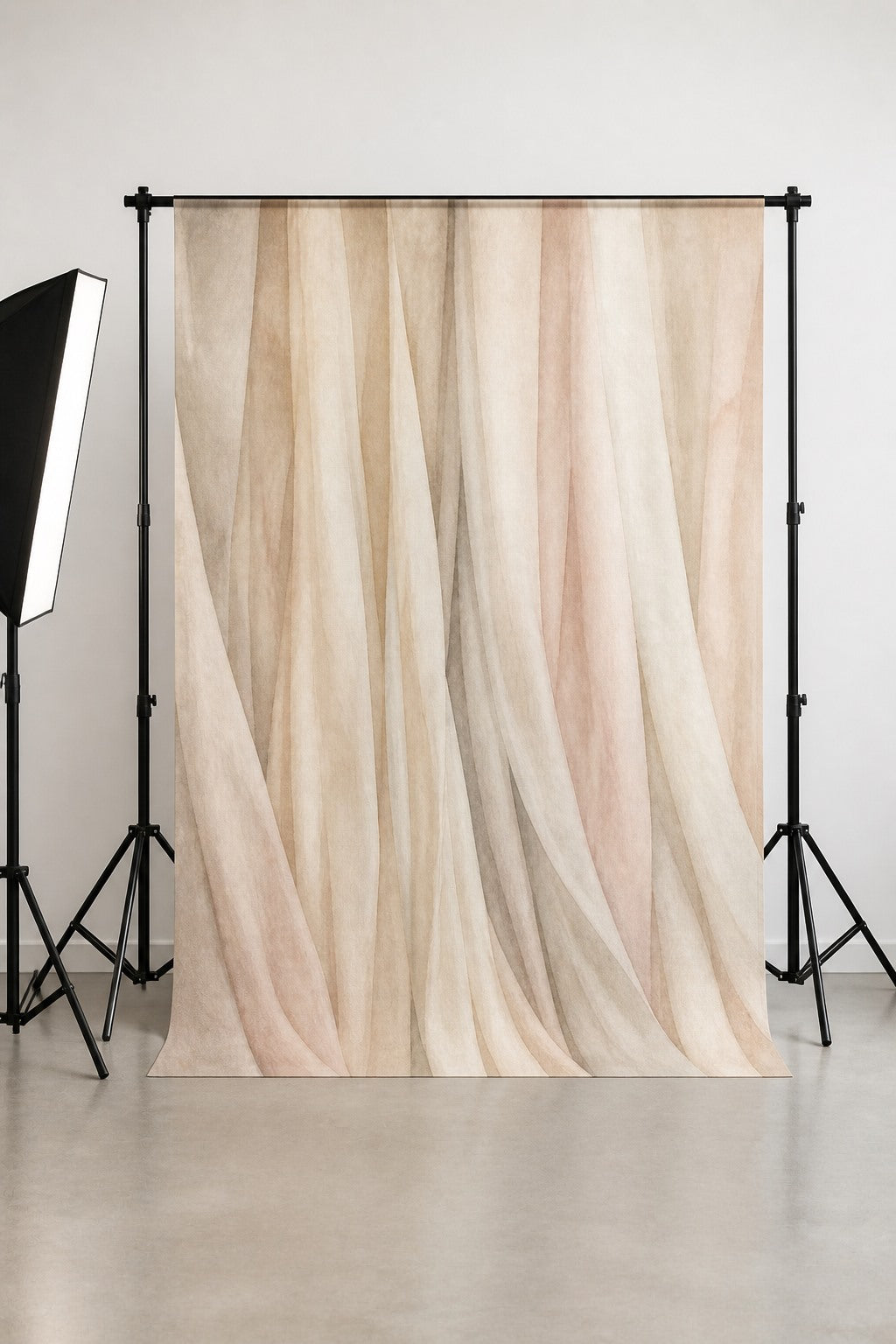 Soft Neutral Nest Newborn Photo Backdrop | 3 Sizes