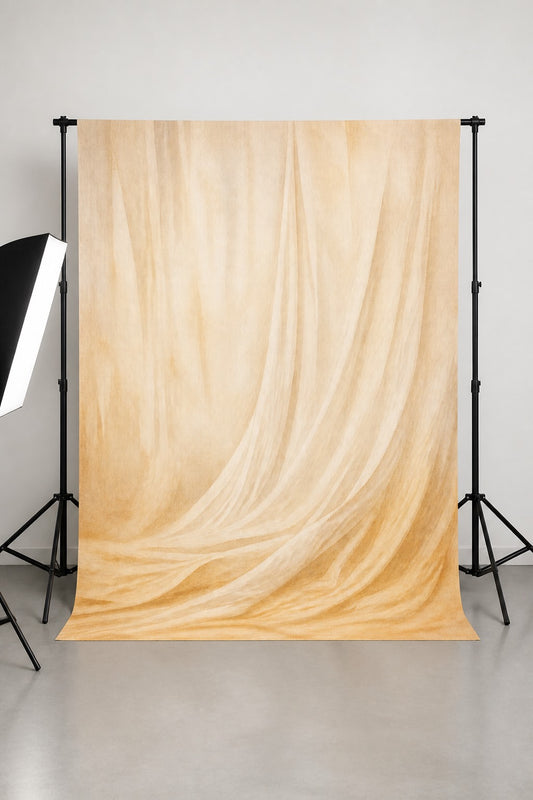 Flowing Ivory Drape Maternity Photo Backdrop | 3 Sizes