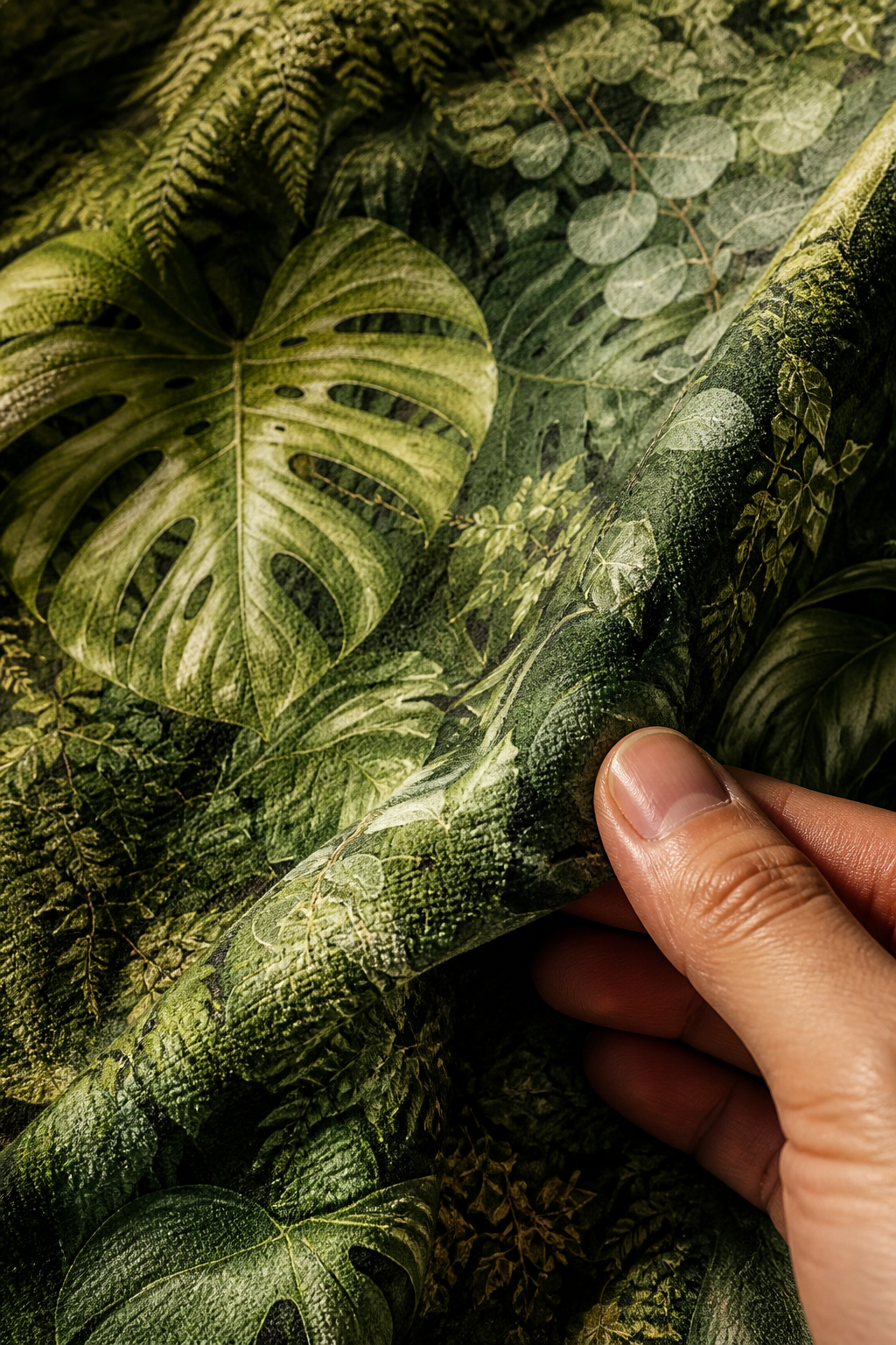 Deep Foliage Wall Floral Photography Backdrop