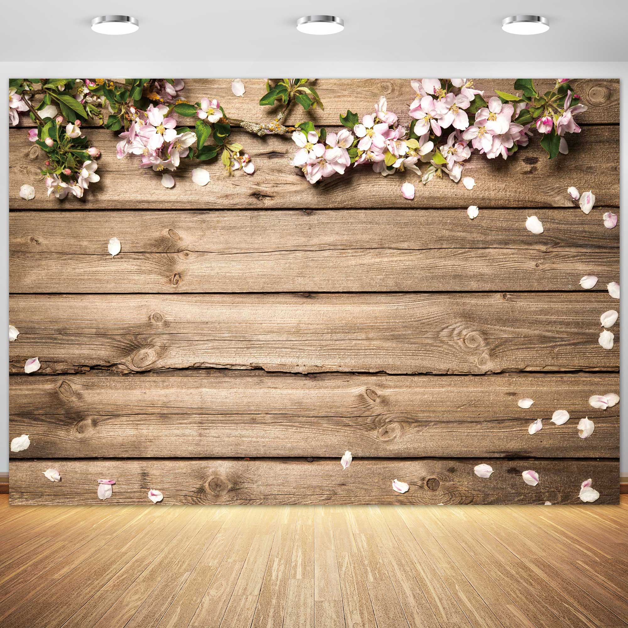 Spring Backdrop for Photography Flower wood Wall Butterfly Decor Background Newborn Baby Portrait Easter Spring Photo Backdrop Shoot Booth Props