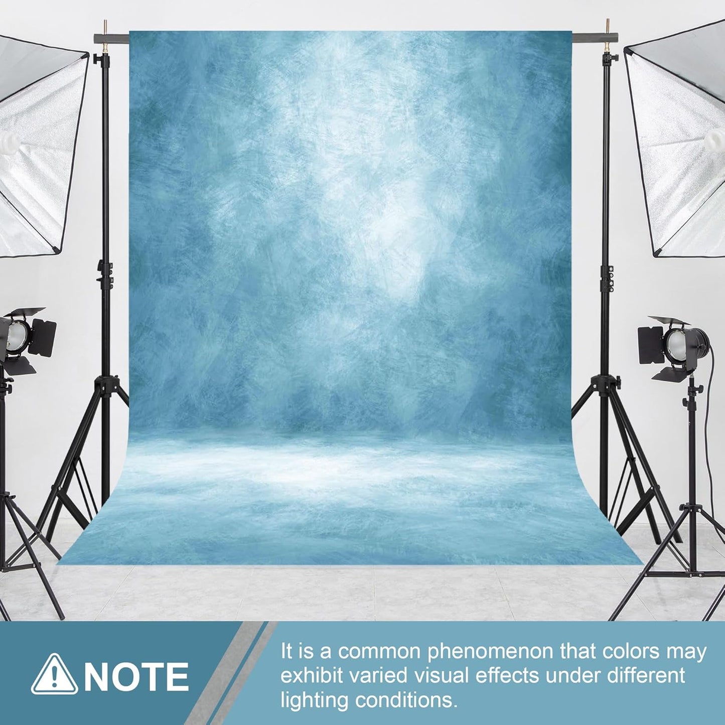 Abstract Light Blue Professional Photography Backdrop for Adult Portrait Photo Props