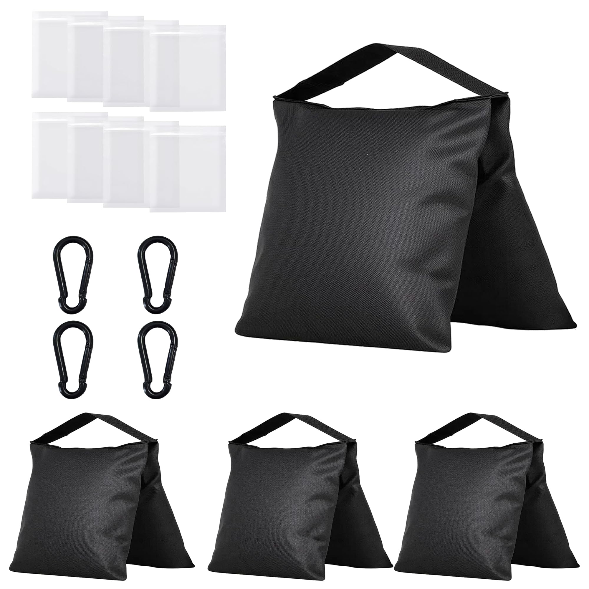 4-Pack Heavy Duty Sandbags,Multi-Use Stability for Photography Backdrop Stands