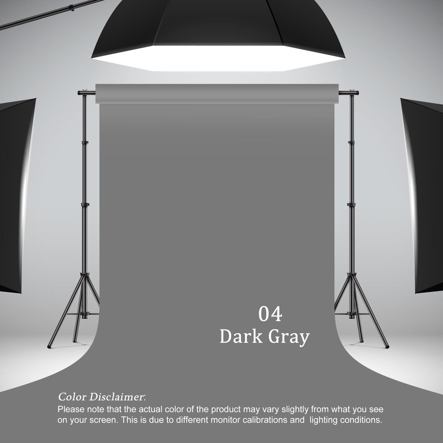 Haboke Professional Seamless Paper Backdrop - 107" x 32.8ft